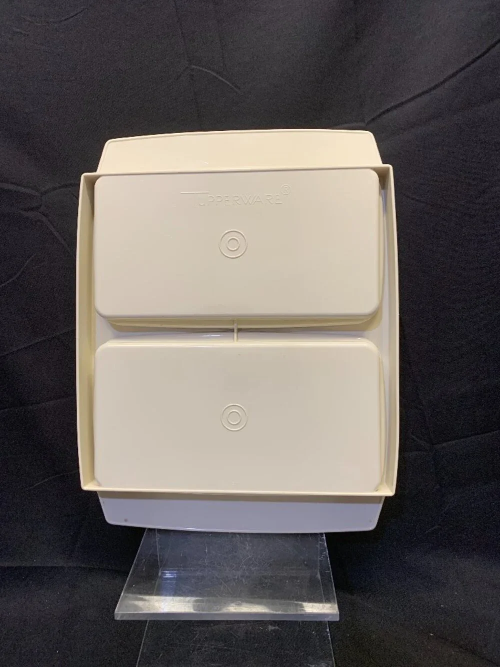 VTG Tupperware Deviled Egg Keeper/Holder Complete with egg Trayw #723-1